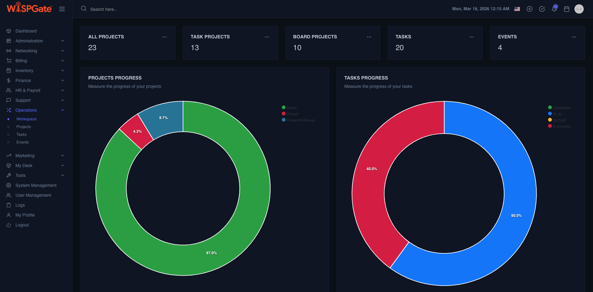 Workspace Screenshot